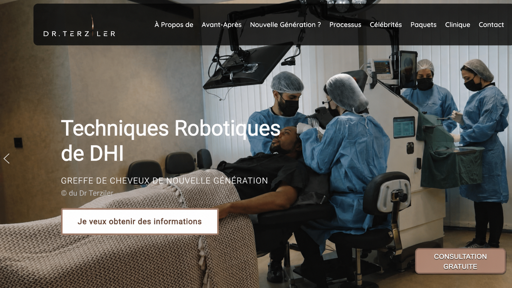 Capture du site Dr Terziler